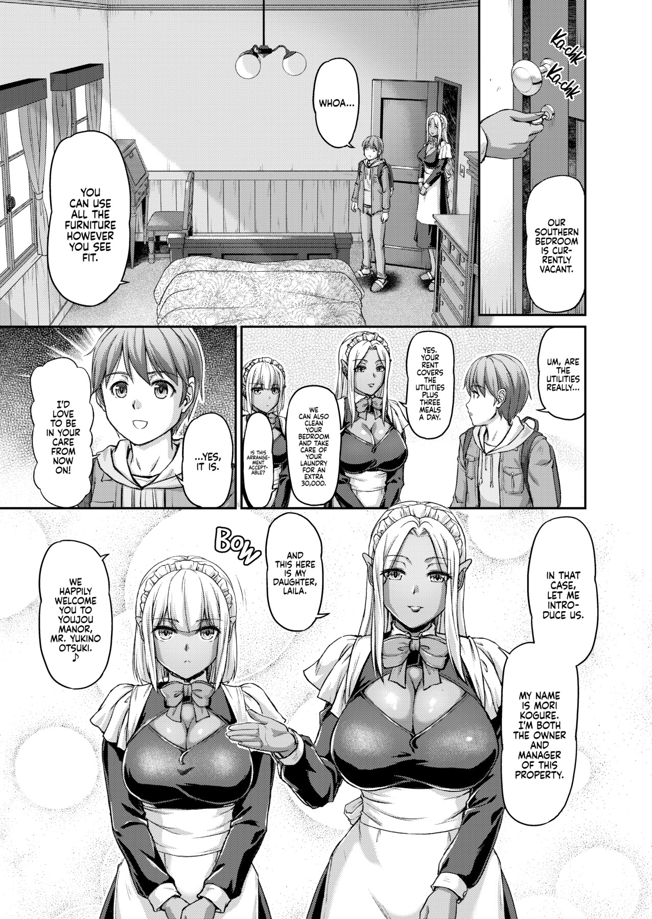 Hentai Manga Comic-Daily Life at the Monster Girl Manor-Read-6